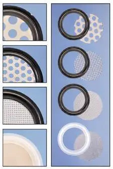 EPDM 316 SS Perforated Plate Gasket 40MP for Fluid Filtration